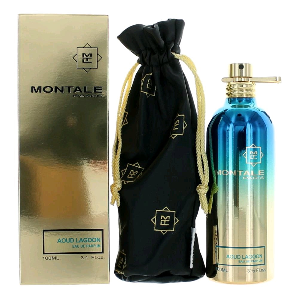 Bottle of Montale Aoud Lagoon by Montale, 3.3 oz Eau De Parfum Spray for Unisex